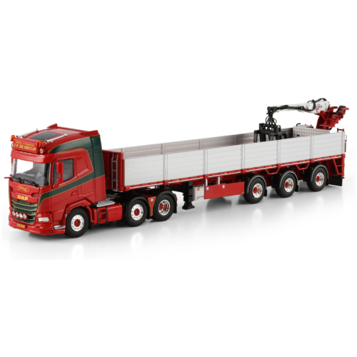 JP de Bruijn; DAF XF SH WITHOUT SKY LIGHTS 6X2 TWIN STEER BRICK TRAILER - 3 AXLE