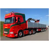 JP de Bruijn; DAF XF SH WITHOUT SKY LIGHTS 6X2 TWIN STEER BRICK TRAILER - 3 AXLE