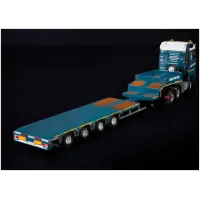 Sarens; Mercedes-Benz Arocs StreamSpace 6x4 met Nooteboom MCOS 4-assige semidieplader