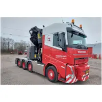 Wagenborg Netlift; VOLVO FH5 GLOBETROTTER 8X2 TAG AXLE WITH PALFINGER PK 92002 SH + JIB