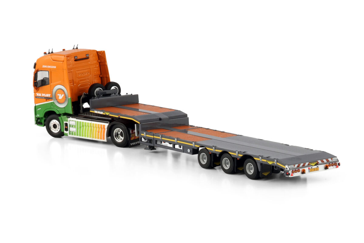Van Der Vlist Groot Ammers Volvo Fh5 Globetrotter Electric 4x2 Semi Low Loader 3 Axle 3