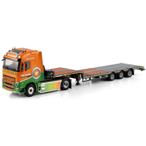 Van Der Vlist Groot Ammers Volvo Fh5 Globetrotter Electric 4x2 Semi Low Loader 3 Axle