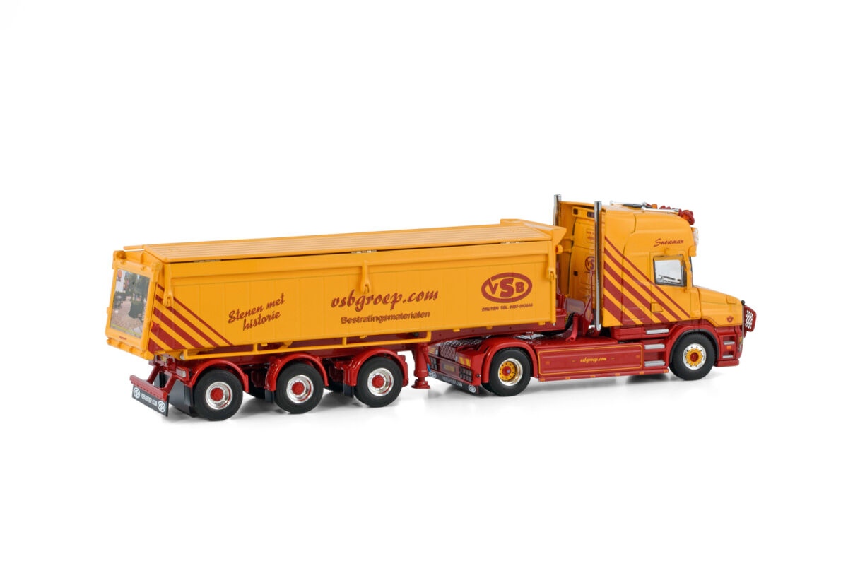 VSB Groep BV; SCANIA 4 SERIES TORPEDO TOPLINE 4X2 TIPPER TRAILER - 3 AXLE - Afbeelding 4