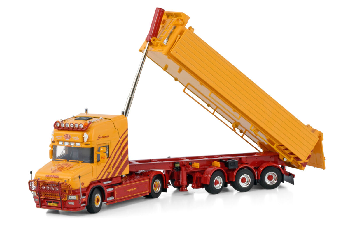 VSB Groep BV; SCANIA 4 SERIES TORPEDO TOPLINE 4X2 TIPPER TRAILER - 3 AXLE - Afbeelding 3