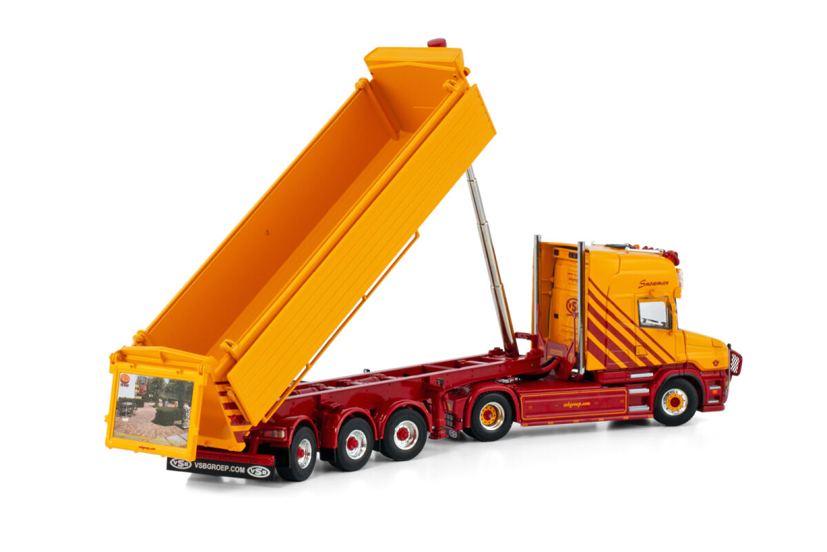 VSB Groep BV; SCANIA 4 SERIES TORPEDO TOPLINE 4X2 TIPPER TRAILER - 3 AXLE - Afbeelding 2